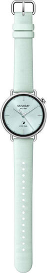 Xiaomi Watch S4 Aluminium 41mm Αδιάβροχο με Παλμογράφο (Mint Green) - Image 6