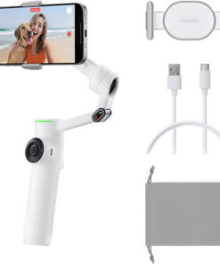 Insta360 Flow 2 Standard Bundle Gimbal Κινητού με Σταθεροποιητή 3 Αξόνων και 10 ώρες λειτουργίας Λευκό