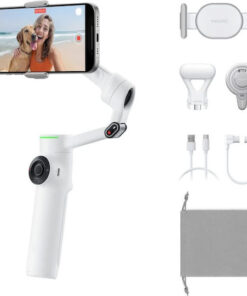 Insta360 Flow 2 Pro Creator Kit Gimbal Κινητού με Σταθεροποιητή 3 Αξόνων και 10 ώρες λειτουργίας Λευκό