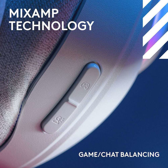 Logitech G Astro A20 X Ασύρματο Over Ear Gaming Headset με σύνδεση Bluetooth / USB Λευκό - Image 7