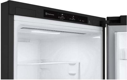 LG Ψυγειοκαταψύκτης 344lt Total NoFrost Υ186xΠ59.5xΒ68.2εκ. Μαύρος GBV3100EEP - Image 7