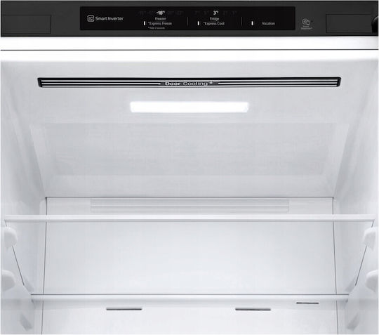 LG Ψυγειοκαταψύκτης 344lt Total NoFrost Υ186xΠ59.5xΒ68.2εκ. Μαύρος GBV3100EEP - Image 10