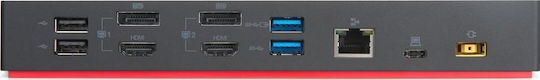 Lenovo ThinkPad Hybrid USB-C Docking Station με HDMI/DisplayPort 4K PD Ethernet Μαύρο - Image 5
