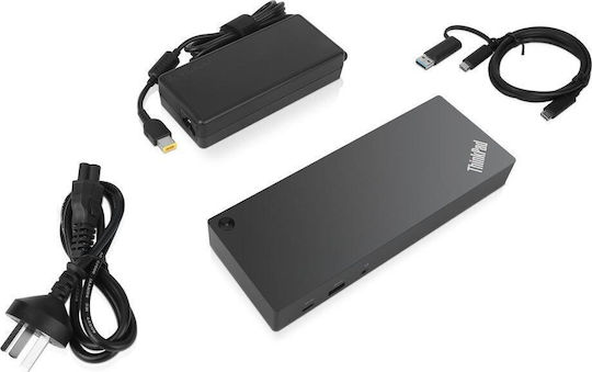 Lenovo ThinkPad Hybrid USB-C Docking Station με HDMI/DisplayPort 4K PD Ethernet Μαύρο - Image 7