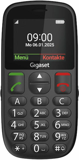 Gigaset GL395 Dual SIM Κινητό με Μεγάλα Κουμπιά Μαύρο - Image 3
