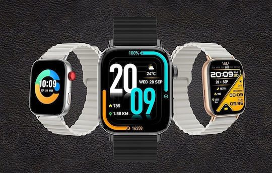 Colmi C8 Max Smartwatch με Παλμογράφο (Magnetic Bracelet Gold) - Image 6