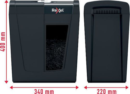 Rexel Καταστροφέας Εγγράφων Cross Cut 10 Φύλλων με Κάδο 18lt 2020124EU - Image 5