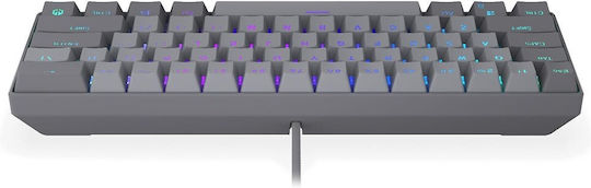 Endorfy Thock V2 Compact Gaming Μηχανικό Πληκτρολόγιο με Custom Red διακόπτες και RGB φωτισμό (Αγγλικό US) Γκρι - Image 2