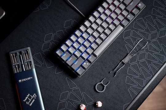 Endorfy Thock V2 Compact Gaming Μηχανικό Πληκτρολόγιο με Custom Red διακόπτες και RGB φωτισμό (Αγγλικό US) Γκρι - Image 6