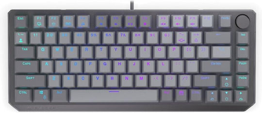 Endorfy Thock V2 75% Gaming Μηχανικό Πληκτρολόγιο 75% με Custom Red διακόπτες και Φωτιζόμενα πλήκτρα (Αγγλικό US) Κίτρινο - Image 2