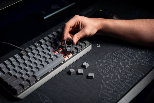 Endorfy Thock V2 75% Gaming Μηχανικό Πληκτρολόγιο 75% με Custom Red διακόπτες και Φωτιζόμενα πλήκτρα (Αγγλικό US) Κίτρινο - Image 4