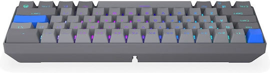 Endorfy Thock V2 Compact Wireless Ασύρματο Gaming Μηχανικό Πληκτρολόγιο 60% με Gateron Yellow διακόπτες και RGB φωτισμό (Αγγλικό US) Γκρι - Image 2