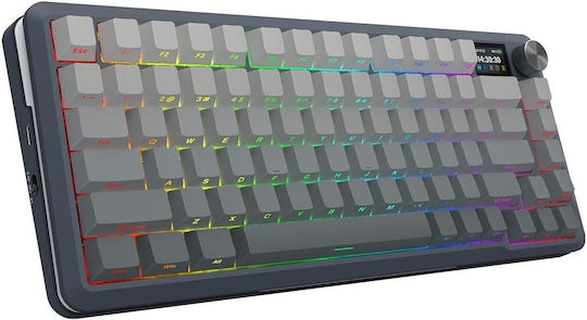 Alternative view of Redragon K708GG-RGB-PRO Flekact Ασύρματο Gaming Πληκτρολόγιο 75% με RGB φωτισμό (Αγγλικό US) Γκρι