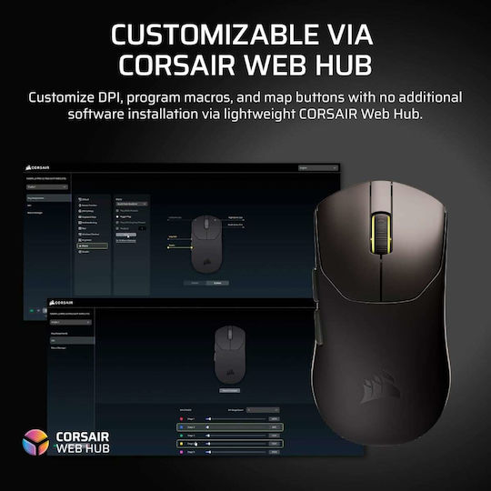 Corsair Sabre V2 Pro Ultralight Ασύρματο Gaming Ποντίκι Μαύρο - Image 5