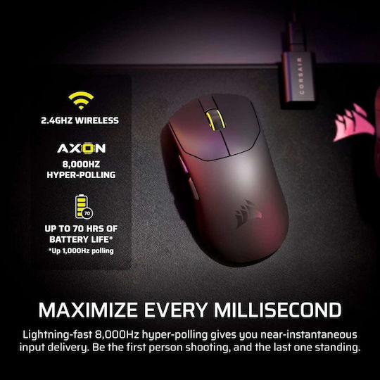Corsair Sabre V2 Pro Ultralight Ασύρματο Gaming Ποντίκι Μαύρο - Image 8