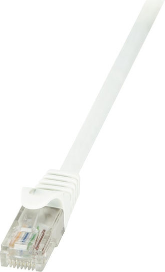 LogiLink U/UTP Cat.6 Καλώδιο Δικτύου Ethernet 0.5m Λευκό 1τμχ CP2021U - Image 2