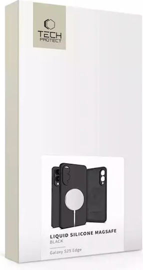 Tech-Protect Liquid Back Cover Σιλικόνης Μαύρο (Galaxy S25 Edge) TPLIQS25FEM - Image 4
