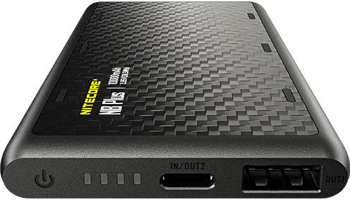 NiteCore NBplus Power Bank 10000mAh 22.5W με Θύρα USB-A και Θύρα USB-C Μαύρο - Image 4