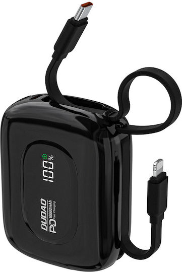 Dudao K32 Power Bank 10000mAh Μαύρο