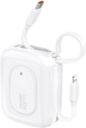 Dudao K32 Power Bank 10000mAh Λευκό