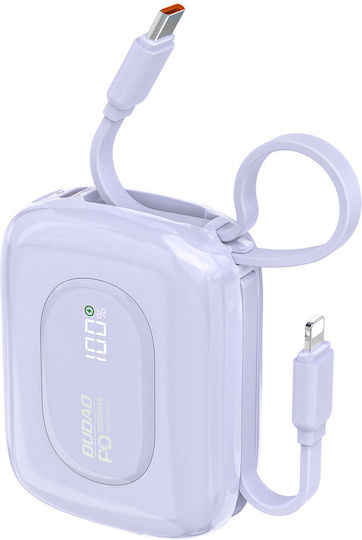 Dudao K32 Power Bank 10000mAh Μωβ