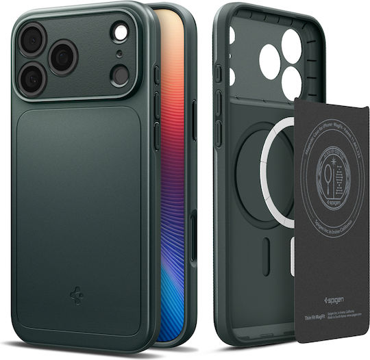 Spigen Thin Fit Mag Back Cover Πλαστικό / Σιλικόνης Πράσινο (iPhone 17 Pro Max) ACS10275 - Image 2