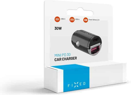 Fixed Φορτιστής Αυτοκινήτου 30W με μία Θύρα: 1xUSB Μαύρος - Image 8