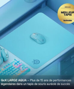 Alternative view of Gaming Mouse Pad Steelseries Qck L Cyan