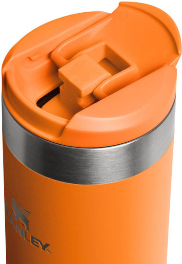 Stanley AeroLight Transit Κούπα Θερμός Ανοξείδωτο BPA Free 470ml Goldenrod Coral 10-10787-251 - Image 2