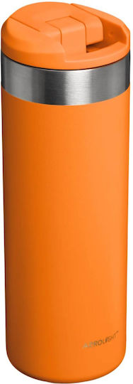 Stanley AeroLight Transit Κούπα Θερμός Ανοξείδωτο BPA Free 470ml Goldenrod Coral 10-10787-251 - Image 3