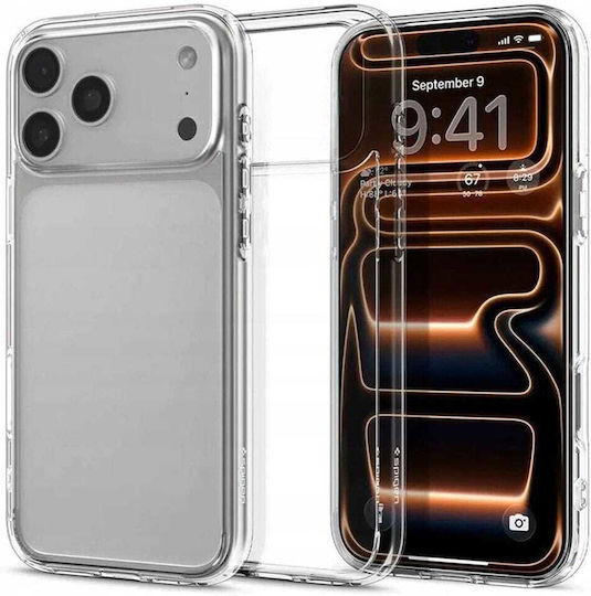 Spigen Ultra Hybrid Back Cover Πλαστικό / Σιλικόνης 1.2mm Crystal Clear (iPhone 17 Pro) ACS10342