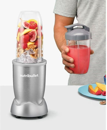 NutriBullet Μπλέντερ για Smoothies 0.946lt Ασημί NB907S - Image 6
