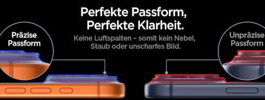 Spigen Glas.tr Optik Pro Προστασία Κάμερας Tempered Glass Πορτοκαλί για το iPhone 17 Pro AGL10645 - Image 10