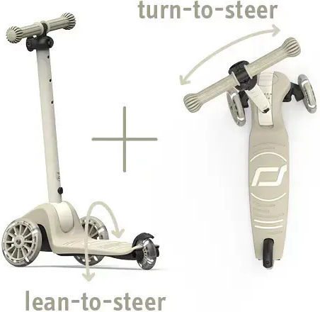 Scoot & Ride Παιδικό Πατίνι Highwaykick 3S Τρίτροχο Γκρι - Image 10