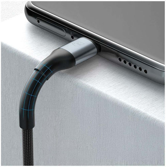 3MK USB 2.0 Cable USB-C male - USB-C 100W Μαύρο 2m - Image 5
