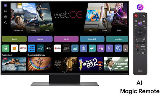 LG Smart Τηλεόραση 43" 4K UHD QNED QNED86 Evo AI HDR (2025) 43QNED86A3C - Image 7