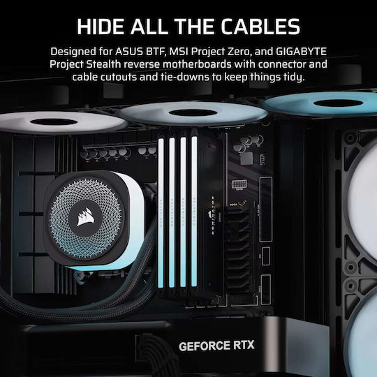Corsair Frame 4500X RS-R ARGB Gaming Midi Tower Κουτί Υπολογιστή με Πλαϊνό Παράθυρο Μαύρο - Image 8