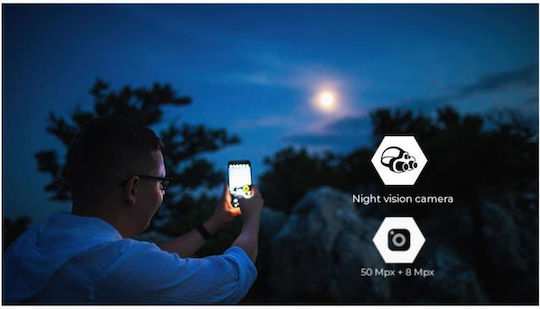 Hammer Energy X2 5G Dual SIM (6/128GB) Ανθεκτικό Smartphone Μαύρο-Πορτοκαλί - Image 3