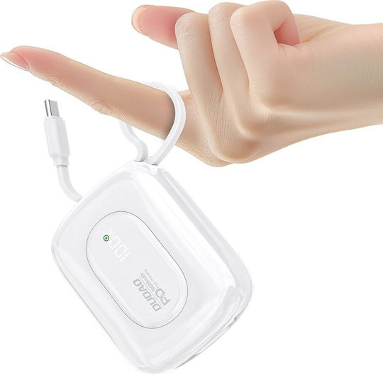 Dudao K32 Power Bank 10000mAh Λευκό - Image 2