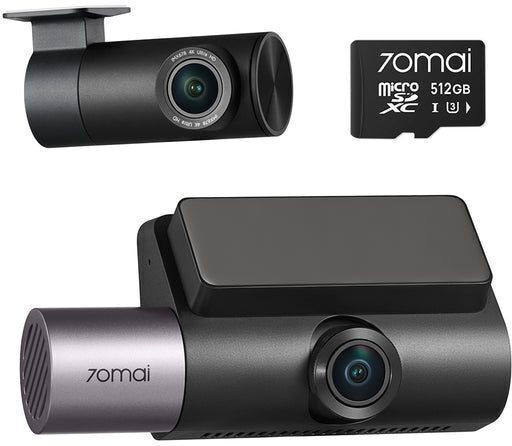 70Mai T800 Σετ Κάμερα DVR Αυτοκινήτου 4K με Οθόνη 3" Wi-Fi, GPS & Κάμερα Οπισθοπορείας T800-41-512