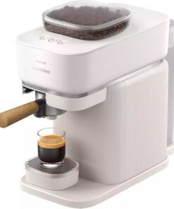Philips Baristina Αυτόματη Μηχανή Espresso 1500W Πίεσης 16bar με Μύλο Άλεσης Λευκή