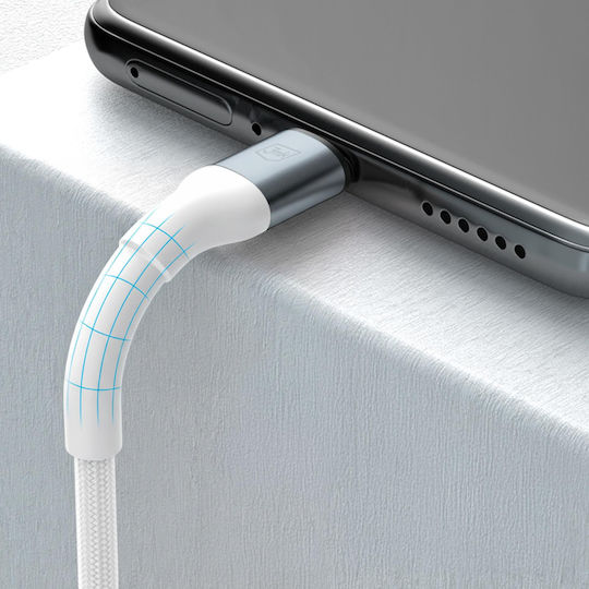 3MK USB-A to Lightning Cable 12W Λευκό 2m - Image 4