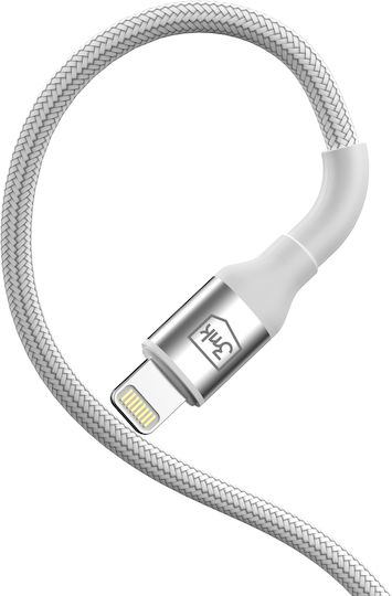 3MK USB-A to Lightning Cable 12W Λευκό 2m - Image 7