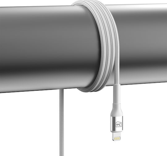 3MK USB-A to Lightning Cable 12W Λευκό 2m - Image 8