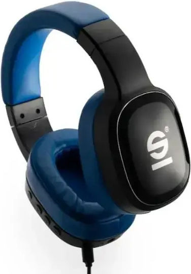 Sparco Race Ασύρματο Over Ear Gaming Headset με σύνδεση Bluetooth Μπλε - Image 4
