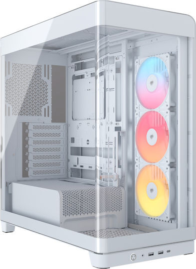 Corsair Frame 4500X RS-R ARGB Gaming Midi Tower Κουτί Υπολογιστή με Πλαϊνό Παράθυρο Λευκό