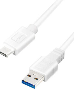 Alternative view of LogiLink USB 3.2 Cable USB-C male - USB-A 15W Λευκό 0.5m CU0173