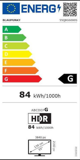 Blaupunkt Smart Τηλεόραση 55" Full HD QLED 55QBG6000S HDR (2025) - Image 6