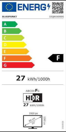 Blaupunkt Smart Τηλεόραση 32" Full HD QLED 32QBG6000S HDR (2025) - Image 6