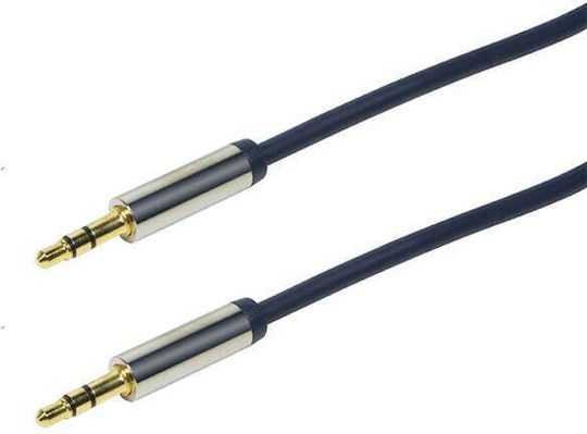 LogiLink Καλώδιο 3.5mm male - 3.5mm male Μαύρο 1m (CA10100) - Image 3